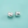 Plata Pura S999 Accesorios de Dibujos Animados de Plata Dura 3D Versión Ligera Cuentas de Gato Kt Cuerda Trenzada Hecha a Mano DIY Pulsera de Cristal Cuentas Espaciadoras