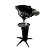 Lavabo para shampoo transfronterizo con barril con plato especial para salón de belleza manguera de lavado de lavabo de salón lavabo para shampoo ajustable