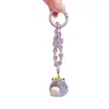 Pingente Chaveiro Sapo Coroa Fofo Pendente para Carro Decoração Pingente de Bolsa Coração de Menina para Presente de Namorada