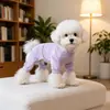 Ropa para Mascotas, Ropa de Verano para Mascotas, Ropa Refrigerante Transpirable Delgada de Cuatro Patas para Perros Pequeños, Ropa para Perros Teddy Bichón