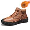 Botas Cortas Casuales de Exterior Transfronterizas Talla Grande Botas Martin Zapatos de Algodón con Felpa para Hombre Zapatos de Media Caña para Hombre Otoño e Invierno