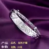 Pulseira de prata 999 pulseira de prata feminina prata pura estilo étnico presente para namorada para mãe aniversário presente para o Dia da Mulher