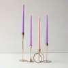 Velas Cónicas Largas de 25 CM Ambiente de Banquete de Bodas Velas Largas Vela Sin Humo de Color de 10 Pulgadas
