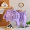 Ropa de Otoño para Niñas 2026 Nuevo Estilo Conjunto Infantil Elegante Casual Bebé Estilo Primavera y Otoño de Moda Conjunto de Dos Piezas de Manga Larga Dropshipping
