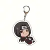 Anime Naruto Organización Akatsuki Pain Colgante Transparente de Acrílico Llavero de Naruto Sasuke Colgante