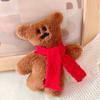 Peluche Cyber Celebrous Sr.. Broche de Oso de Peluche de Frijol Accesorios Oso de Dibujos Animados DIY Bolsa Ropa Accesorios para Funda de Teléfono Móvil