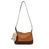 Popular Bolso de Hombro Estilo Coreano para Mujer Invierno 2025 Nuevo Bolso Cruzado de Moda con Costuras para el Trabajo