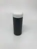 Fabricante en stock botella redonda de talco para el calor del bebé subbotella botella de talco para baño de pies botella de polvo de perla botella de polvo portátil