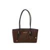 Bolsa Tote Estampada de Leopardo Nova Primavera 2026 para Mulheres, Bolsa de Ombro para o Trabalho, Moda de Luxo Leve Grande Capacidade Bolsa de Axila