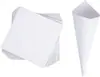 Pronta-Entrega Cones de Papel para Confete de Casamento Bandeja Suporte Natural em Forma de Cone Rosa Conjunto Combinado de Bandejas de Casamento