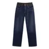 Para Comercio Exterior Transfronterizo Europeo y Americano Ropa de Mujer Aliexpress Más Vendido Otoño Chaqueta Efecto Cuero Denim Conjunto de Dos Piezas