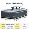 Gabinete de Isla Gabinete Combinado Gabinete Horizontal Comercial Grande Supermercado Congelador Helado Bebida Fría Dumplings Comida Cocinada Congelador Grande Refrigerador Vitrina