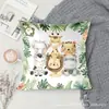 Funda de Almohada de Gato Más Vendida de Temu, Funda de Cojín Decorativa para el Hogar de Animales Linda y Divertida, Hecha a Medida y Disponible para Dropshipping
