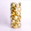 4Cm6Cm8Cm10Cm Bola de Natal em Barril Suprimentos de Decoração de Natal Brilhante Pó Fosco Pingente para Árvore de Natal