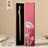 Palillo de madera seleccionado a mano, placa de palillo de madera, pelo, alto sentido, accesorios de ropa china antigua, nueva generación 2022 de grabado