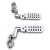 Pedales de Aleación de Aluminio Modificados para Motocicleta de 32 mm, Reposapiés Antideslizantes y Anticaída, Soportes Cortos, Venta al por Mayor por Fabricante