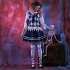 Halloween adulto cosplay traje horror boneca zumbi vampiro estudante uniforme quebrado alma palhaço terno