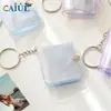 Álbum de Fotos Polaroid Grande Transparente com Glitter, Livro de Fotos, Armazenamento de Ingressos de Cinema, Cartão Postal