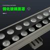 Lava muros LED 48W exterior impermeable luces de línea personalizadas letrero pared exterior iluminación de puente luces de contorno fabricantes