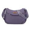 Bolsa Casual Impermeable de Tela de Nylon Jiemu Lan Arc Nueva Bolso de Hombro de Moda para Mujer Bolso Cruzado Ligero para Compras y Viajes