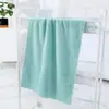Toalha com Acabamento em Veludo Coral, Toalha de Rosto Lisa, Macia e Absorvente, Toalha de Rosto Doméstica para Presente, Atacado, Altamente Absorvente