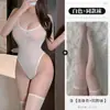 Lingerie Sexy Estilo Japonês, Maiô Sexy com Abertura no Gancho, Conjunto Uniforme Estilo Puro Desejo Peça Única Sem Remoção 8542