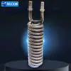 Tubo aleteado niquelado de cobre tubo aleteado en espiral