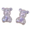 Pó Glitter Céu Estrelado Sereia Concha Imitação Urso Fofo Coelho Adesivo Acessórios para Headwear Grampo Joias DIY Atacado