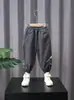 Q049 Ropa Infantil Niños Pantalones de Otoño Nuevo Estilo Primavera-Otoño Pantalones Casuales Infantiles para Niños Pequeños Pantalones de Otoño de Moda