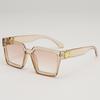 Nuevas Gafas de Sol de Moda de Color Dopamina de Montura Completa Cuadradas para Mujer, de Alta Gama, que Muestran un Rostro Pequeño y Protegen del Sol
