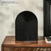 Ornamento de vela ambiente com figura de pensamento estilo nórdico, decoração de mesa para casa de nicho de luxo leve, acessório para rack de TV