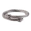 Em estoque atacado jóias de aço titânio direto aço inoxidável crânio Weiya pulseira europeia e americana punk fantasma pulseira masculina