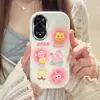 Adecuado para Oppoa96 Dibujos Animados Moda A57 Estéreo Todo Incluido A17 Galvanizado Funda para Teléfono Móvil A11X Pulsera A3Pro Fresco
