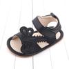 Novas sandálias macias para bebês e crianças pequenas, sapatos de caminhada para bebês meninas, sandálias de primavera, outono e verão, 0-1 ano, 2573