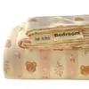 Sábanas de Algodón Lavado Grado A para Madre y Bebé Frescas Pequeñas Pieza Única Dormitorio Estudiantil Individual Doble Funda de Almohada de Algodón Puro Juego de Tres Piezas