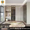 Armario de Acero Inoxidable de Fábrica Muebles Personalizados para Toda la Casa Armario de Dormitorio Vestidor con Tocador Gabinete Metálico