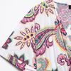 Ropa de Mujer para Exportación Transfronteriza 2025 Primavera y Verano Nuevo Estilo Europeo y Americano Diseño Abierto Vestido de Popelina Estampado 2877/208