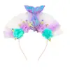 Acessórios Infantis de Halloween Presilhas de Cabelo Headwear Acessórios de Princesa Elsa Sereia Belle Faixas de Cabelo Presilhas de Cabelo de Sereia