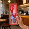 Bolsita de bendición para examen, amuleto divertido cultural y creativo, adorno colgante para coche, llavero con cordón, bolsita bordada con deseo para examen