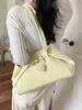 Bolso de Hombro tipo Tote Minimalista de Moda Estilo Coreano para Mujer 2025 Primavera Nuevo Retro Esmerilado Gran Capacidad Bolso de Hombro Tendencia
