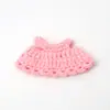 Venda Quente Acessórios para Boneca Cachorro de Cabeça Saia de Lã Suéter Roupas de Urso Tricotadas Material Chapéu de Boneca Tricotado