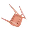 Sillas de comedor engrosadas de colores macarrón, sillas de comedor modernas y minimalistas, taburetes de restaurante, taburetes de tocador, sillas de plástico y sillas para uso doméstico con respaldo