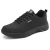 Zapatos para hombre de talla grande de comercio exterior populares, zapatillas de cuero para hombre de primavera y otoño, zapatos casuales para correr ligeros y cómodos de Temu transfronterizo