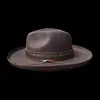 Venta caliente transfronteriza sombrero de copa retro plegable francés lana pura sombrero de fieltro de lana pura sombrero de fieltro de oveja otoño e invierno