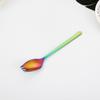 Garfo de Colher de Salada de Aço Inoxidável 304 Coreano Criativo Longo Handle Fork Spoon Integrated Tableware Garfo de macarrão