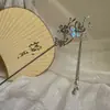 Grampo de Cabelo para Mulheres, Novo Estilo Chinês Estilo Antigo Dinastia Han Grampo de Cabelo com Borla, Grampo de Cabelo de Alta Qualidade na Nuca, Adorno de Cabeça para Saia Facial de Cavalo