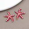 Acero Inoxidable Goteo de Aceite Serie Oceánica Pulpo, Delfín, Estrella de Mar, Cangrejo Colgante Arete Collar DIY Accesorios de Joyería