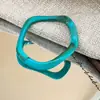 Pulsera Geométricamente Manchada de Resina Dopamina Colorida, Lujo Ligero, Pulsera de Nicho de Gama Alta, Pulsera Versátil Transfronteriza Europea y Americana