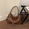 Bolso Casual de Cuero Suave Estilo Retro Perezoso para Mujer 2026 Nuevo Bolso de Hombro de Gran Capacidad Bolso Tote Mochila Simple