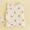 Manta Antivuelco para Recién Nacidos de Cuatro Capas Crepé Estampado Dibujos Animados Saco de Dormir Manta Envolvente para Bebé Universal Cuatro Estaciones Envoltura para Arropar